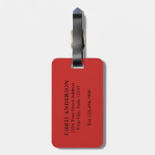 US Flagge Gepäckanhänger (Rückseite vertikal)