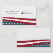 US Flagge-Geschäfts-Karte Visitenkarte (Vorne/Hinten)
