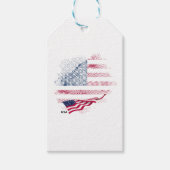 US-Flagge Geschenkanhänger (Vorderseite)