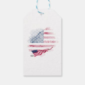 US-Flagge Geschenkanhänger (Rückseite)