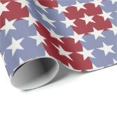 US Flagge Geschenkpapier (Rolleneckpunkt)