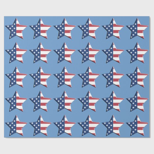 US-FLAGGE GESCHENKPAPIER (Flach)