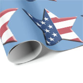US-FLAGGE GESCHENKPAPIER (Rolleneckpunkt)