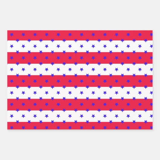 US Flagge Geschenkpapier Set (Vorderseite 2)