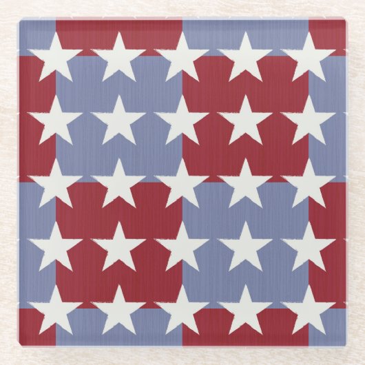 US Flagge Glasuntersetzer (Vorderseite)