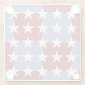 US Flagge Glasuntersetzer (Rückseite)