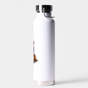 US-Flagge Golden Retriever Gravierter Hundeliebhab Trinkflasche