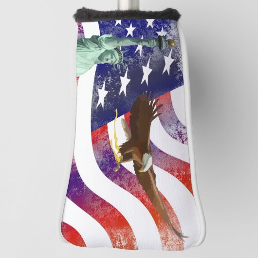 US-Flagge Golf Headcover (Rotieren 90)