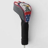 US Flagge Golf Headcover (angewinkelt)