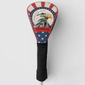 US Flagge Golf Headcover (Vorderseite)