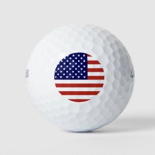 US Flagge Golfball
