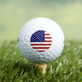 US Flagge Golfball (Insitu T-Shirt)