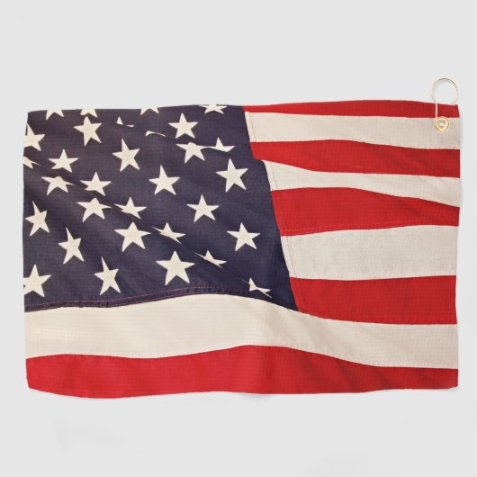 US-Flagge Golfhandtuch (Horizontal)
