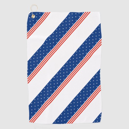 US Flagge Golfhandtuch (Vorderseite)