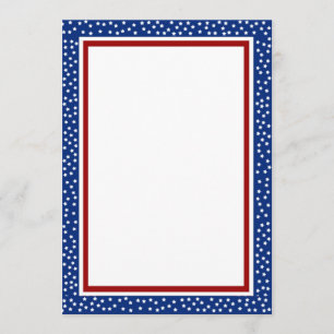 US Flagge-Grenzeinladung Einladung