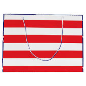 US Flagge Große Geschenktasche Rot Blau  Geschenktüte (Rückseite)