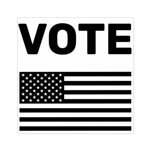 US-Flagge Gummistempel (Prägung)