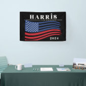 US Flagge Harris für Präsident 2024 Banner (Messe)