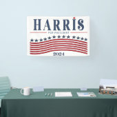 US Flagge Harris für Präsident 2024 Banner (Messe)