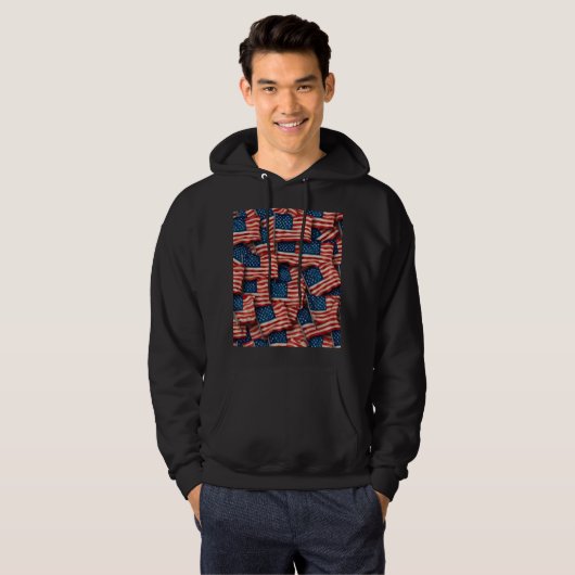 US Flagge hoodie (Vorne ganz)