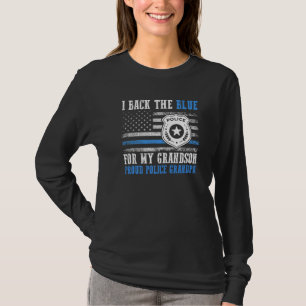 US-Flagge Ich unterstütze das Blau für meinen Enke T-Shirt