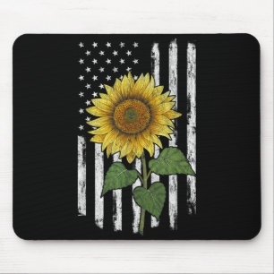 US-Flagge im Distressed-Look Amerikanische Flagge Mousepad