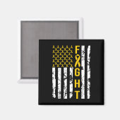 US-Flagge im September tragen wir Goldkrebs im Kin Magnet (Vorderseite/Rückseite)
