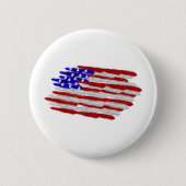 US-Flagge in Feathers Button (Vorderseite)