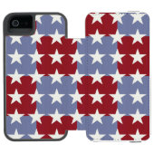 US Flagge Incipio iPhone Geldbeutel-Hülle (Folio Geöffnet)