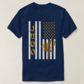 US-Flagge Judo T-Shirt (Design vorne)