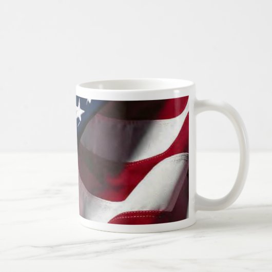 US-Flagge Kaffeetasse (Rechts)