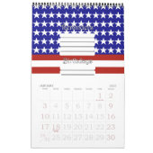 US Flagge Kalender (Jan 2027)