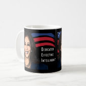 US Flagge Kamala Harris für den Präsidenten 2024 Kaffeetasse (Vorderseite Links)