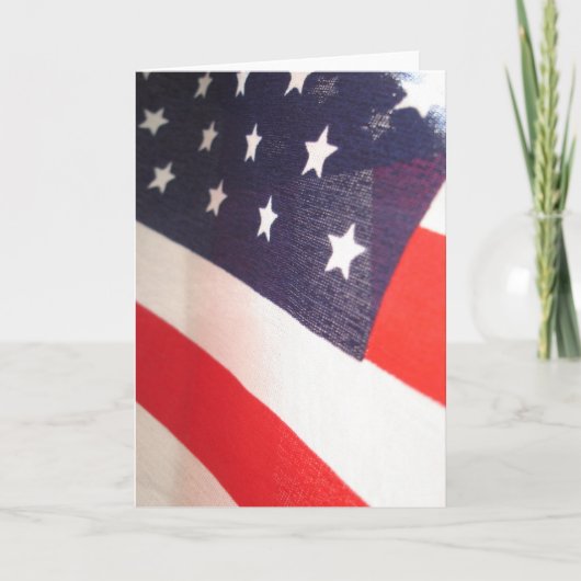 US Flagge Karte (Vorderseite)