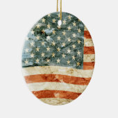 US Flagge Keramik Ornament (Rechts)