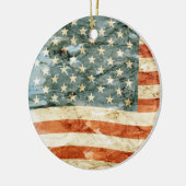 US Flagge Keramik Ornament (Links)