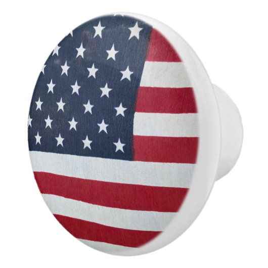 US Flagge Keramikknauf (Rechts)