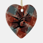 US Flagge Keramikornament (Rechts)