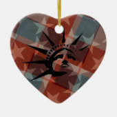 US Flagge Keramikornament (Vorne)