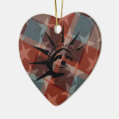 US Flagge Keramikornament (Links)