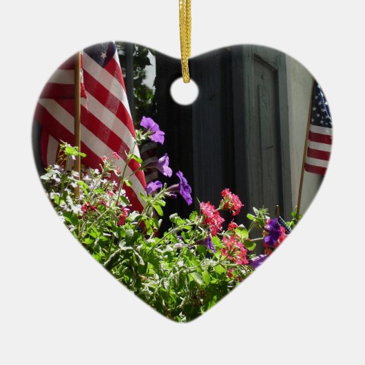 US Flagge Keramikornament (Vorne)