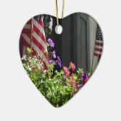 US Flagge Keramikornament (Links)