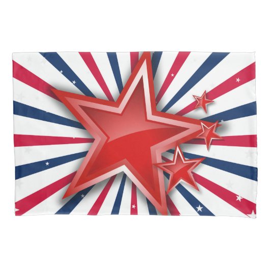 US Flagge Kissen Hüllen Kissenbezug (Vorderseite-Links)