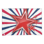 US Flagge Kissen Hüllen Kissenbezug (Vorderseite-Rechts)