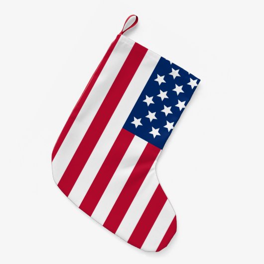 US-Flagge Kleiner Weihnachtsstrumpf (Vorderansicht (hängend))