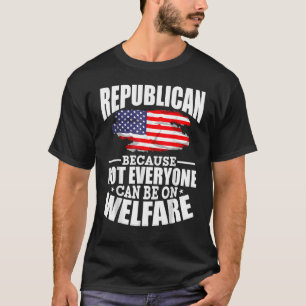 US-Flagge konservative Politik Amerikas Stolz Repu T-Shirt