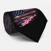US-Flagge Krawatte (Gerollt)