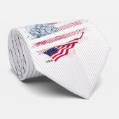 US-Flagge Krawatte (Gerollt)
