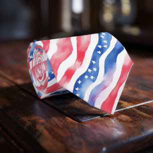 US Flagge Krawatte