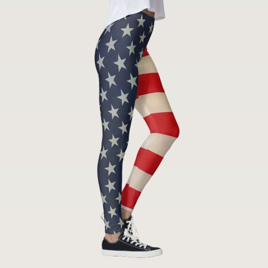 US Flagge Leggings (Rechts)